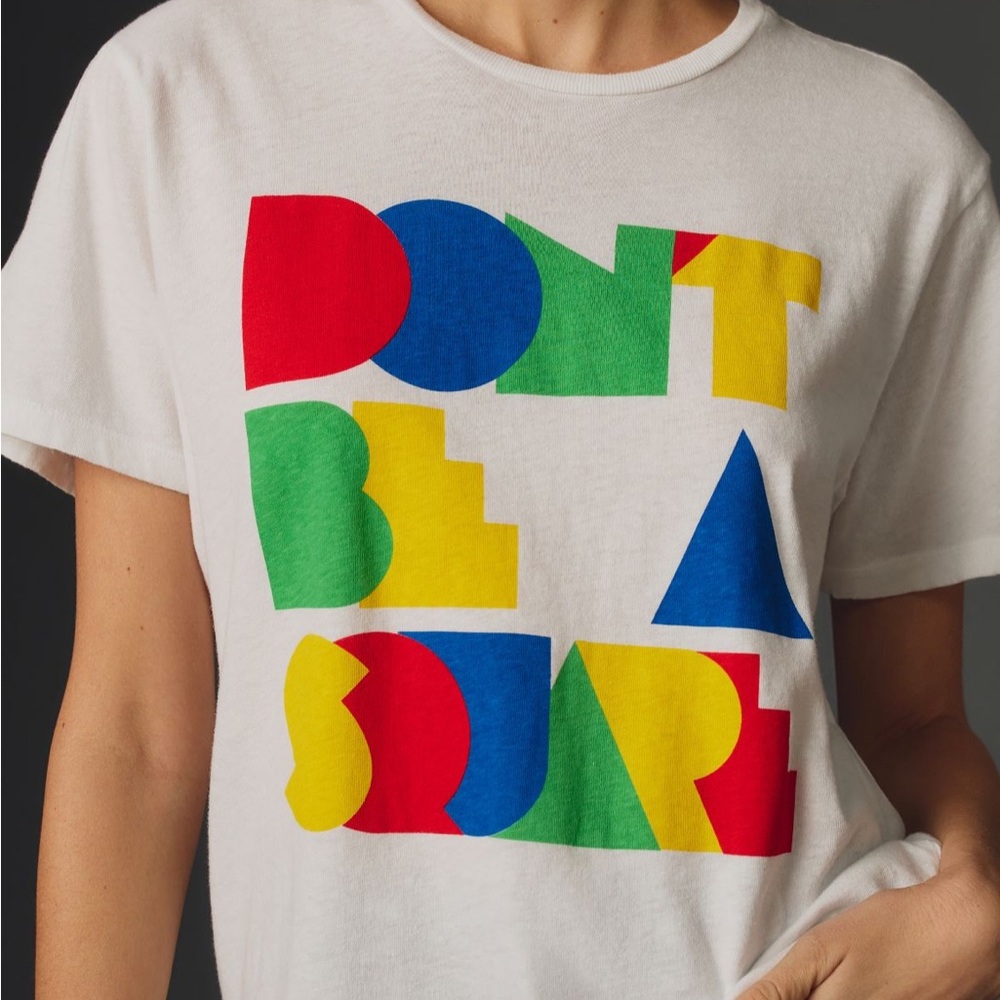 Mother Rowdy Don’t Be a Square Tee size S